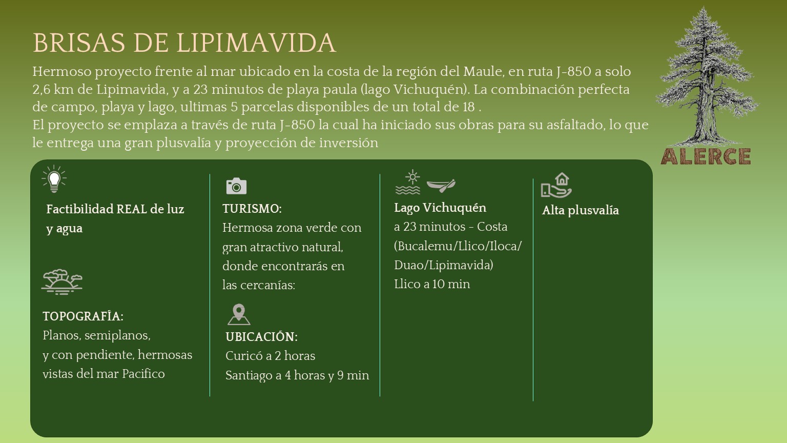 Brisas De Lipimavida — imagen 1 en Vichuquén | Alerce Inmobiliaria