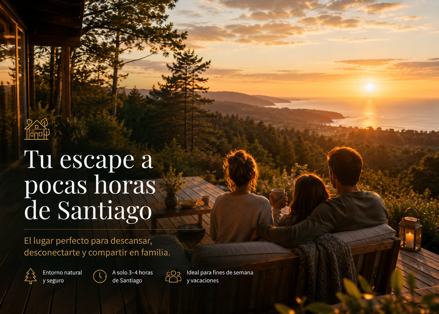 Tu escape a pocas horas de Santiago